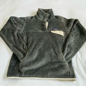 Patagonia Men's Charcoal Zip Up Sweater